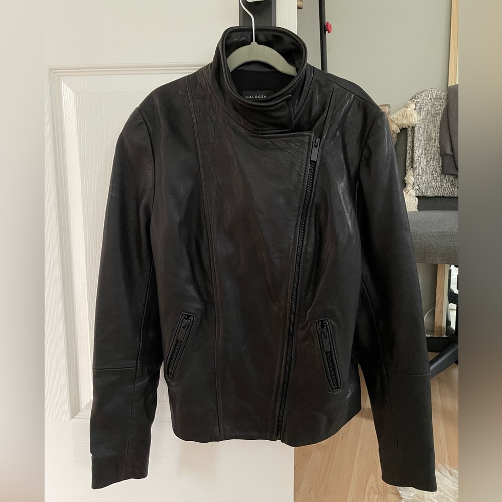 Halogen Leather Jacket - image 1